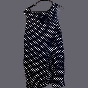 Black and white mini dress